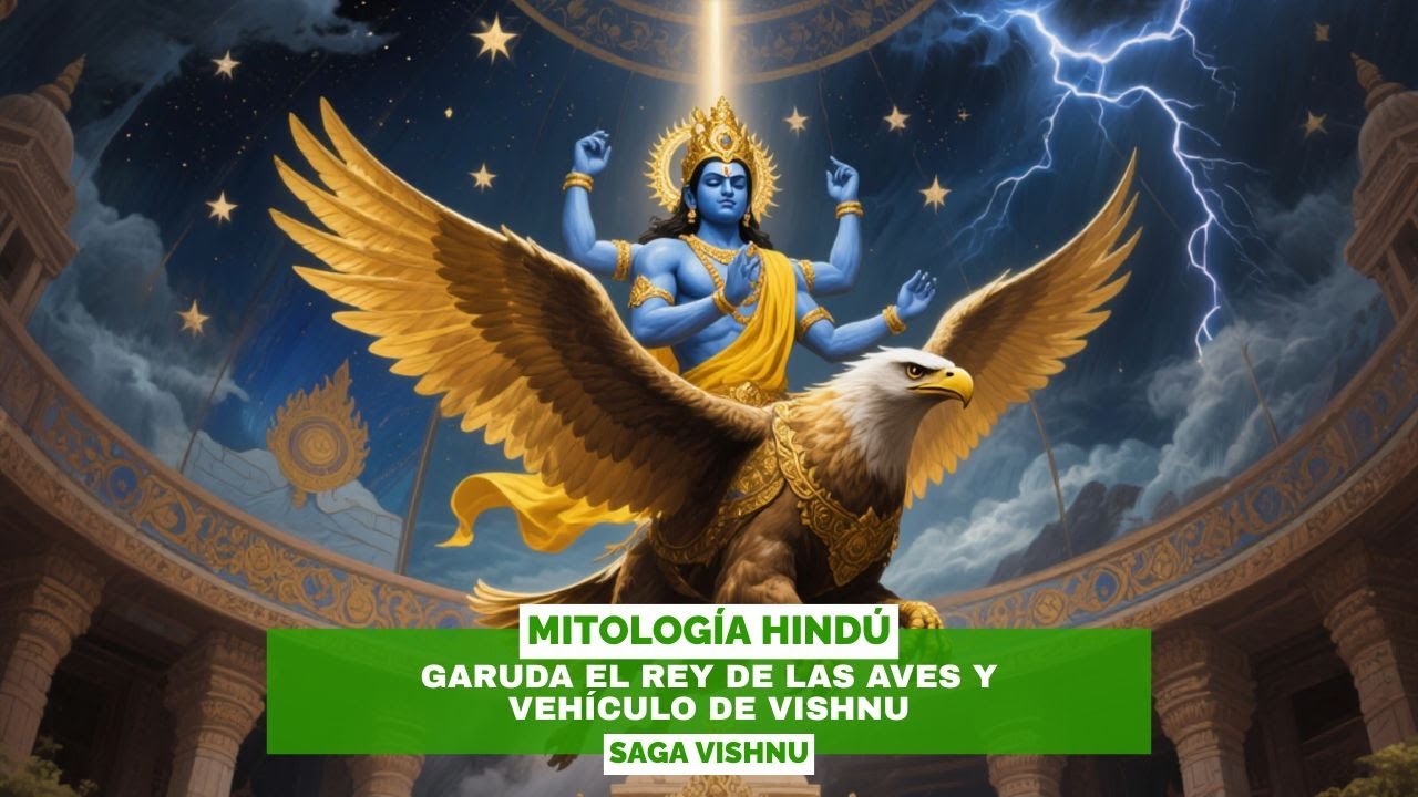 Garuda el Rey de las Aves y Vehículo de Vishnu - Saga Vishnu