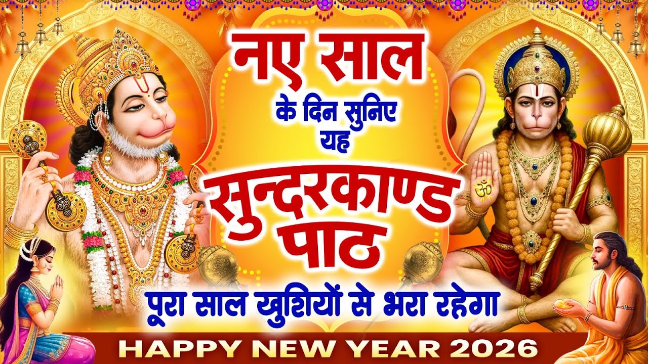 नए साल के दिन सुनिए यह सुंदरकांड पाठ पूरा साल खुशियों से भरा रहेगा HAPPY NEW YEAR 2026 #Sunderkand