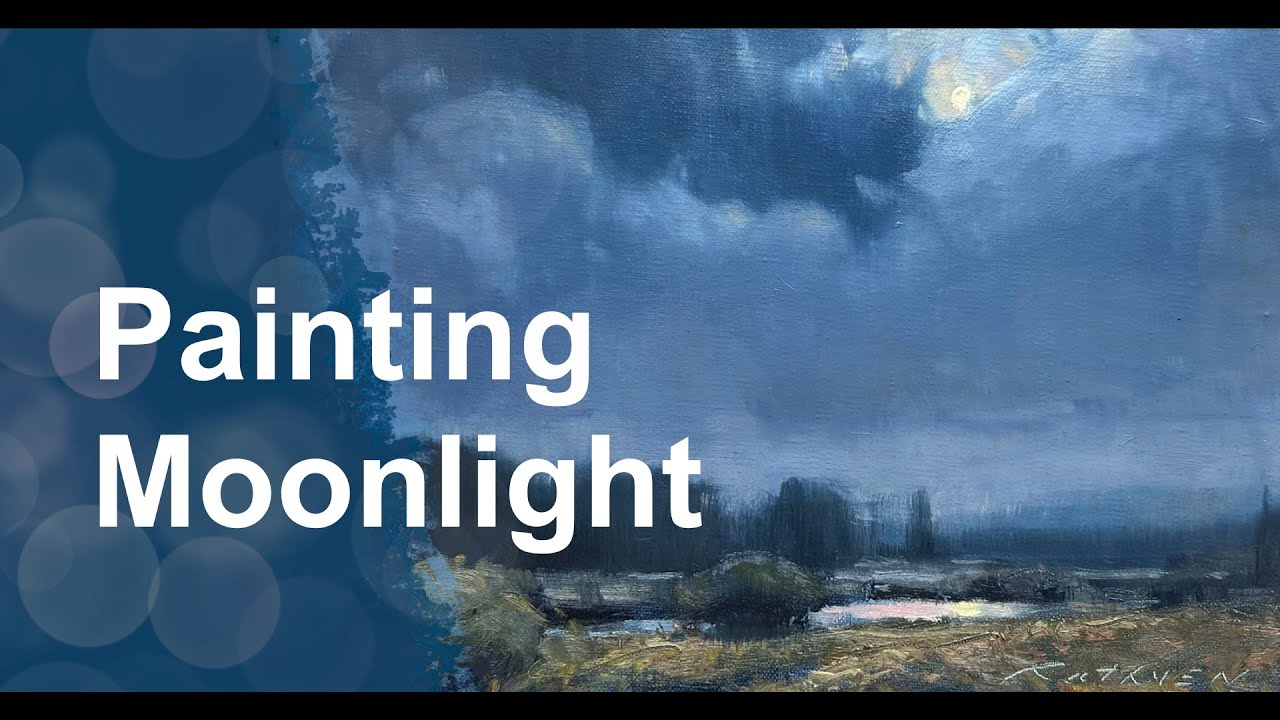 How to paint a moonlit scene - a fun approach to nocturnes