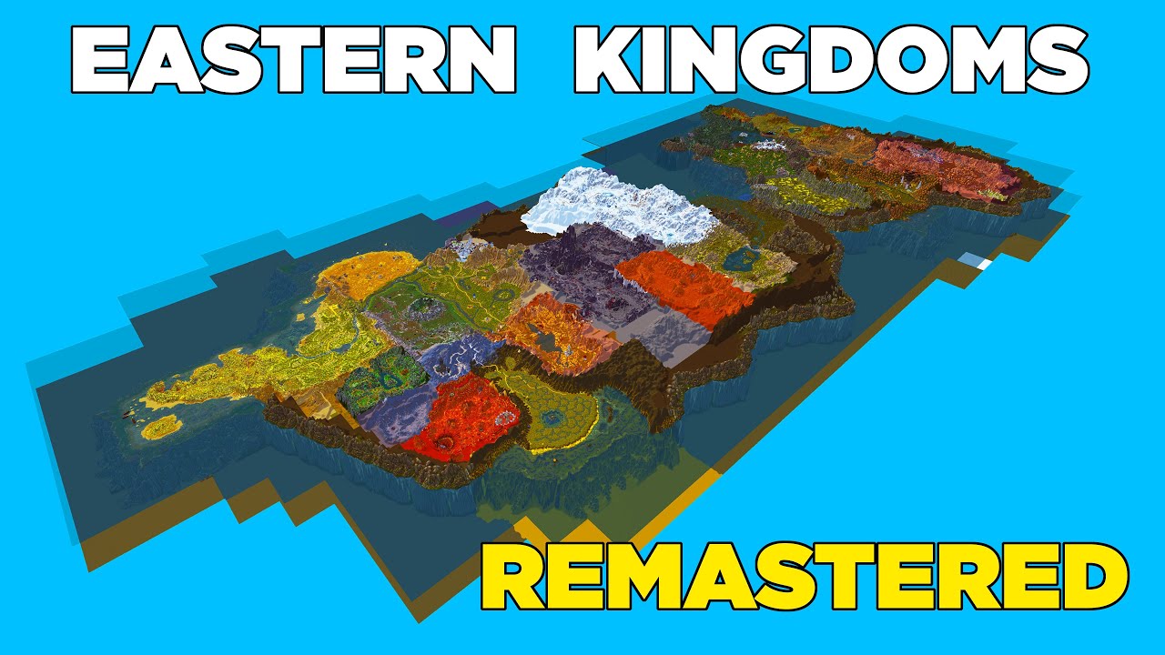 Flying Over Vanilla WoW – Eastern Kingdoms Remastered (No Fog, Full Continent)
