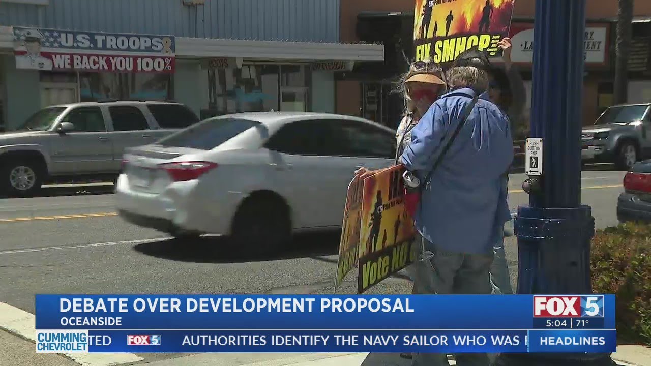 Oceanside Residents Protest Development Proposal