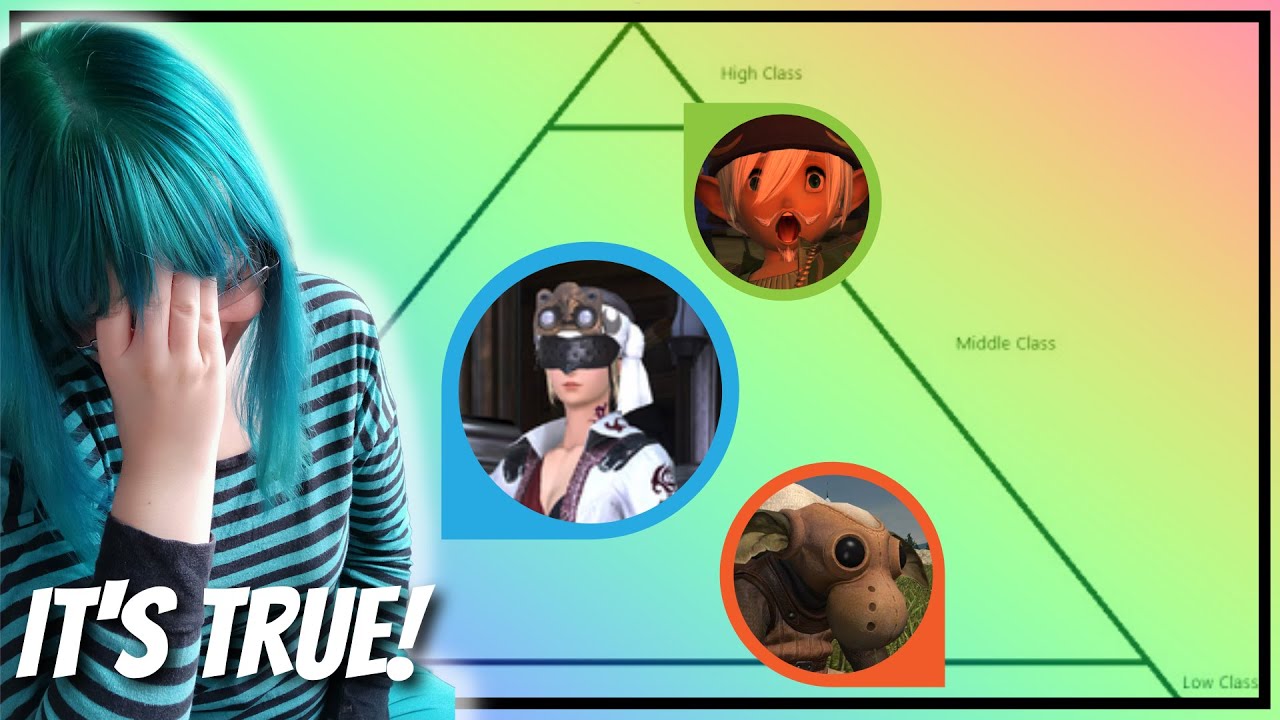 Vee reacts to The FFXIV Social Hierarchy Explained by @Misshapen Chair