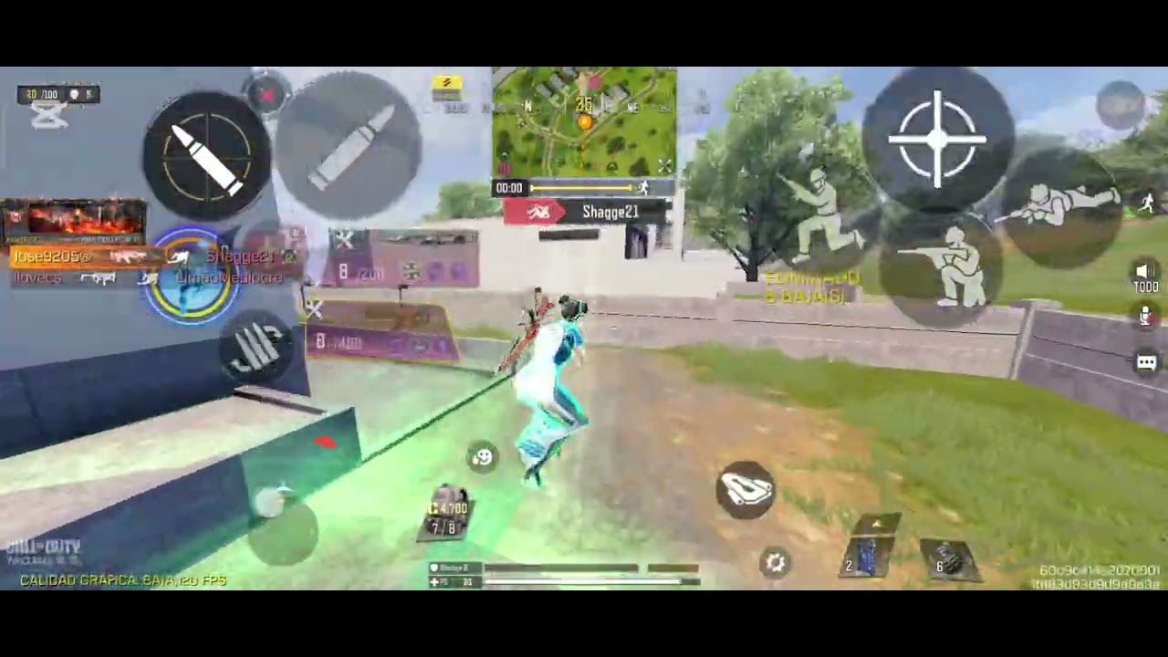 Poco X6 Pro 5G Gameplay call of duty Mobile 1 VS Saquad a 4 dedos/clase de la AK-117 al final