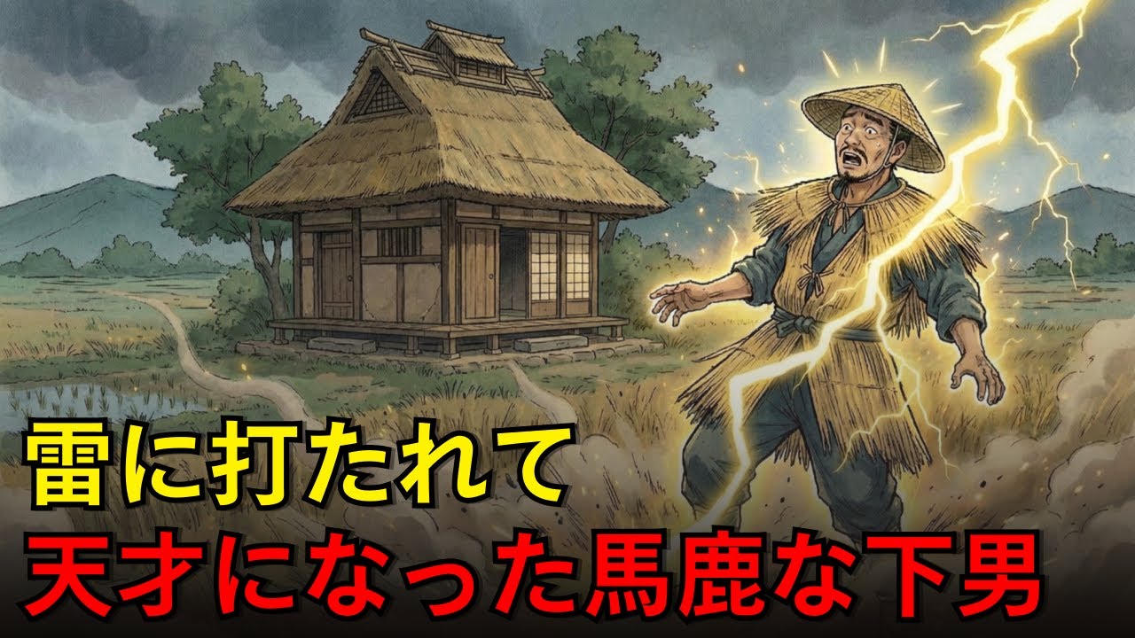 雷に打たれて  天才になった馬鹿な下男 | 野談 | 伝説 | 昔話 | 説話 | 民話
