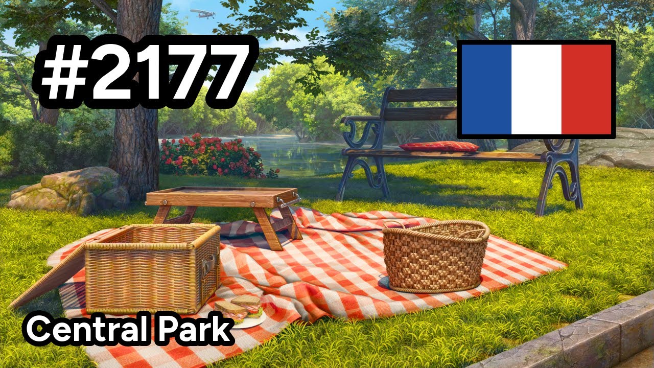 #2177 🇫🇷 (📕9-📄41-2) - Central Park - June's Journey