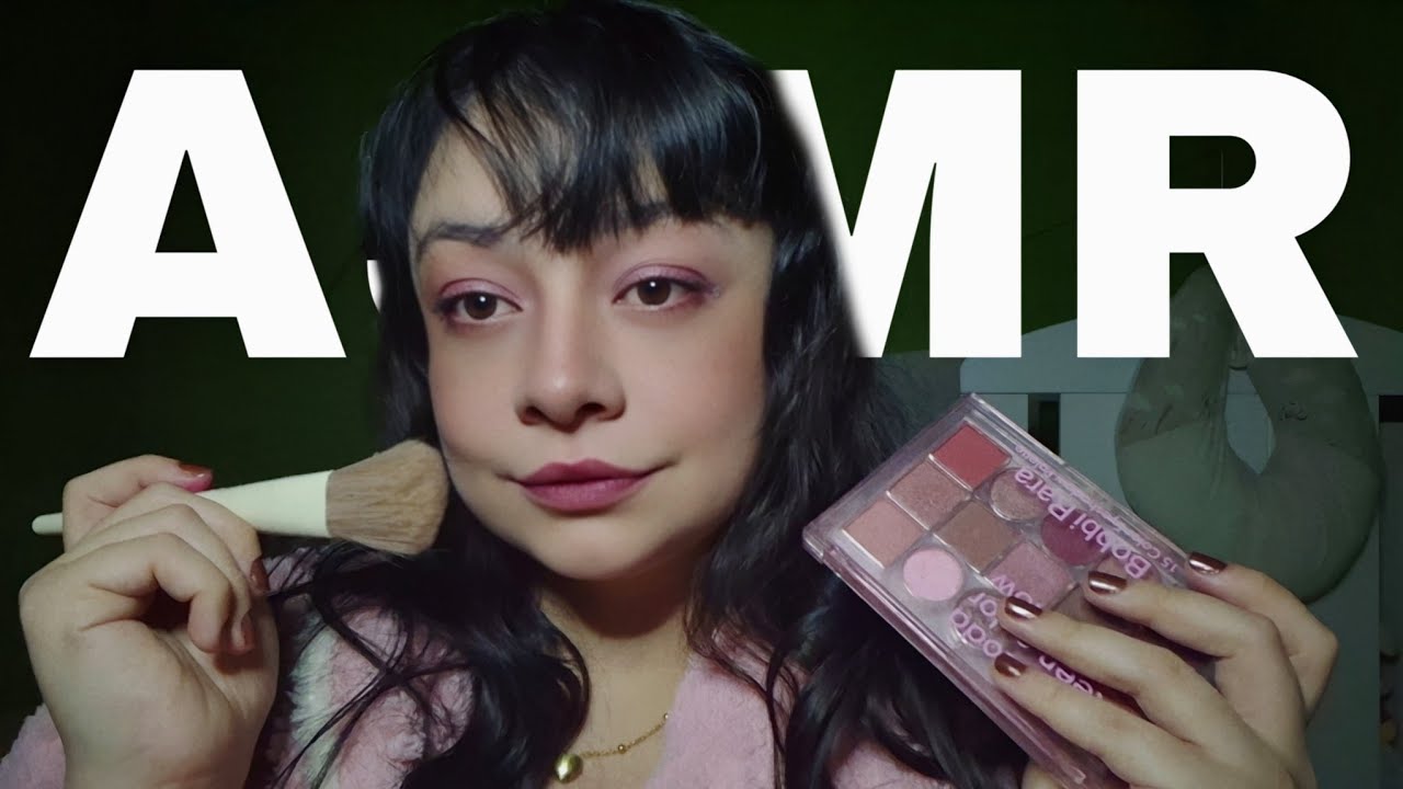 ASMR MAQUIAGEM + Papo de Amiga 💋 (Sussurros, Sons de boca,Tapping)
