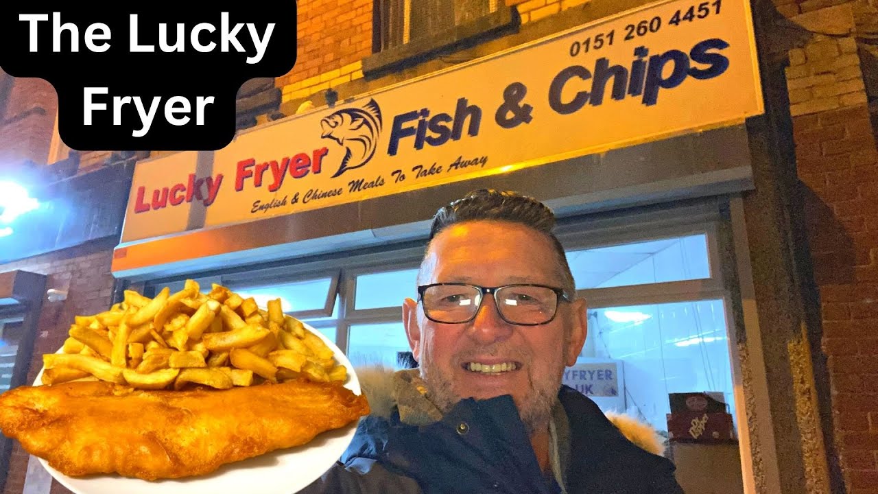 FISH and CHIPS from THE LUCKY FRYER in Liverpool