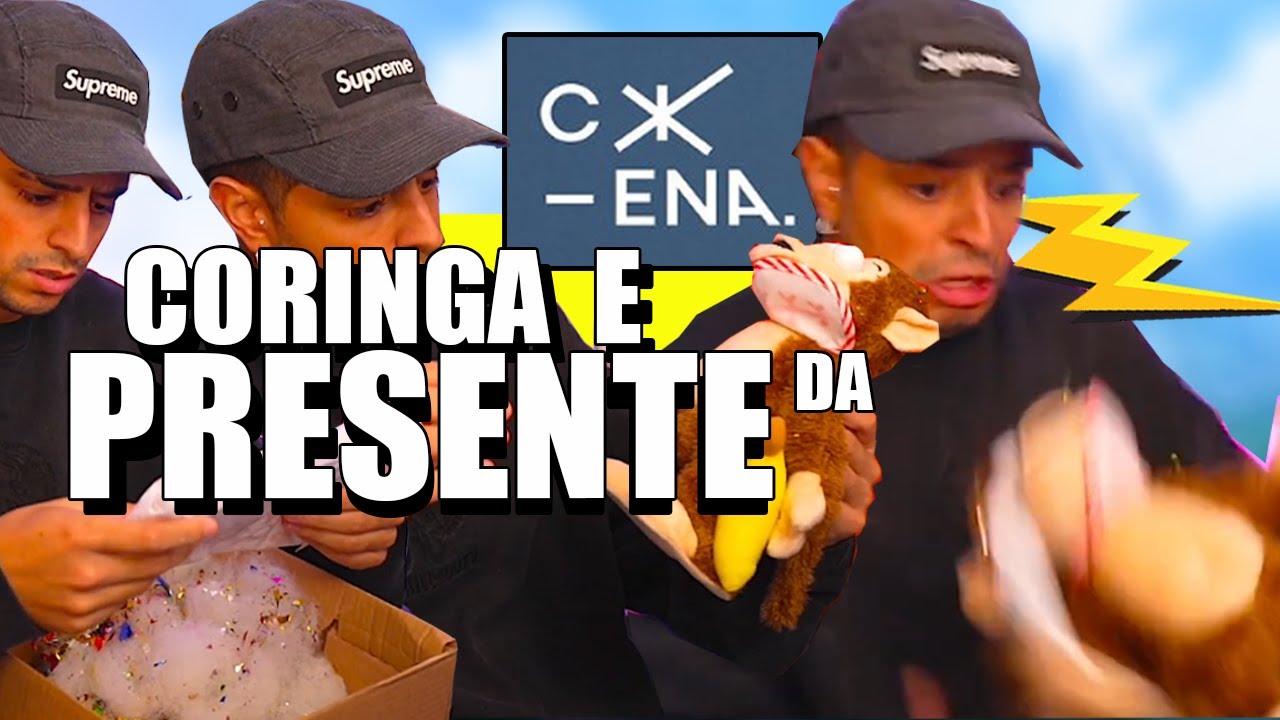 CORINGA Abre PRESENTE da CIENA marca do @MUCALOL e @TETEU (JonVlogs novo INVESTIDOR)