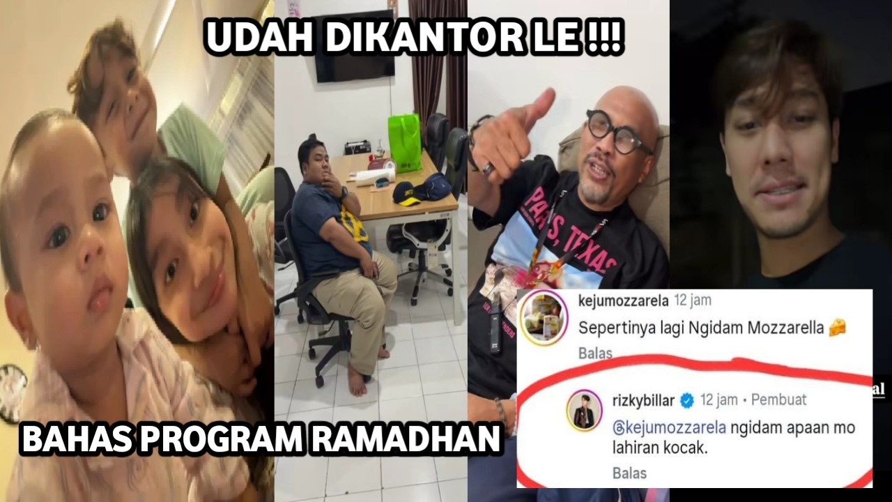 UDAH DIKANTOR LE ! MALAM INI RIZKY BILLAR BAHAS PROGRAM RAMADHAN | ABANG L MAKIN PINTER !!!