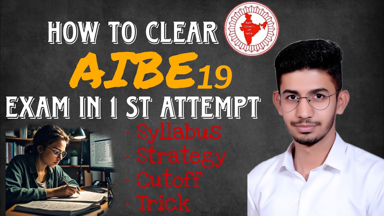 How to clear AIBE exam #aibe #bci #law