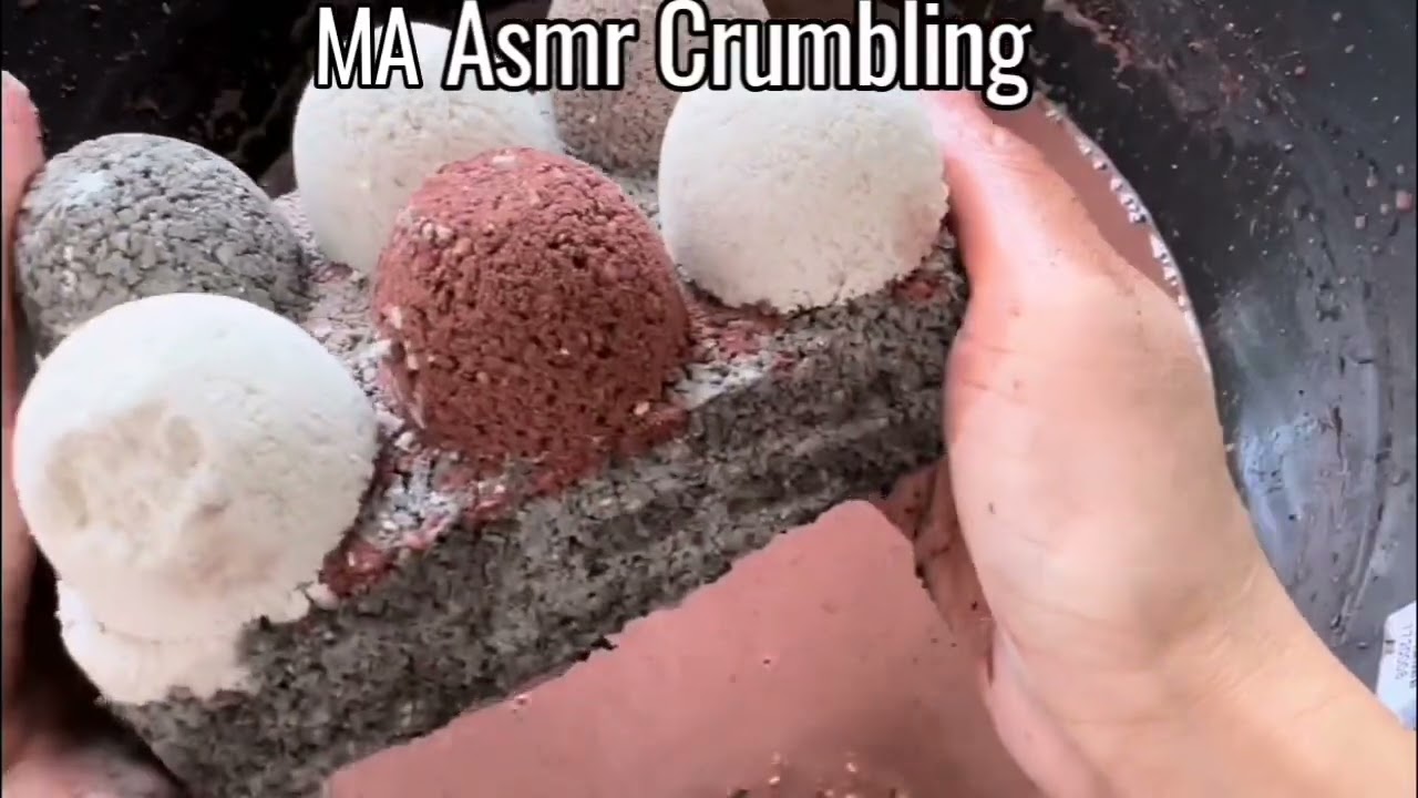 Multi Texture  Crunchy Munchy Delicious Pop Bars🍫 Dry Floor Crumbling 💦🪣 Crumbling🤤@MAAsmrcrumbling 