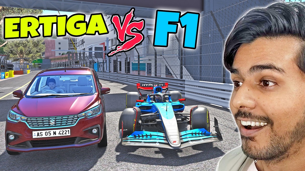 Maruti Suzuki Ertiga vs Formula 1 Car in Monaco.. UNEXPECTED RESULT