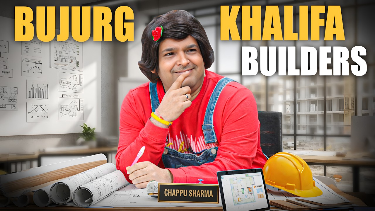 Bujurg Khalifa Builders | Chappu के साथ Sapna भी बानी Builder | Best Of Kapil Sharma Comedy | TKSS