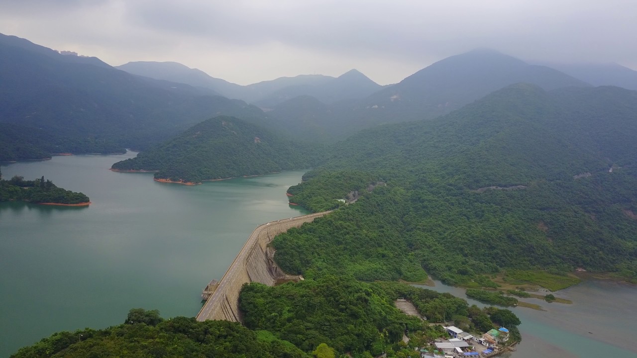 Tai Tam Reservior Scenery captured with Mavic Pro