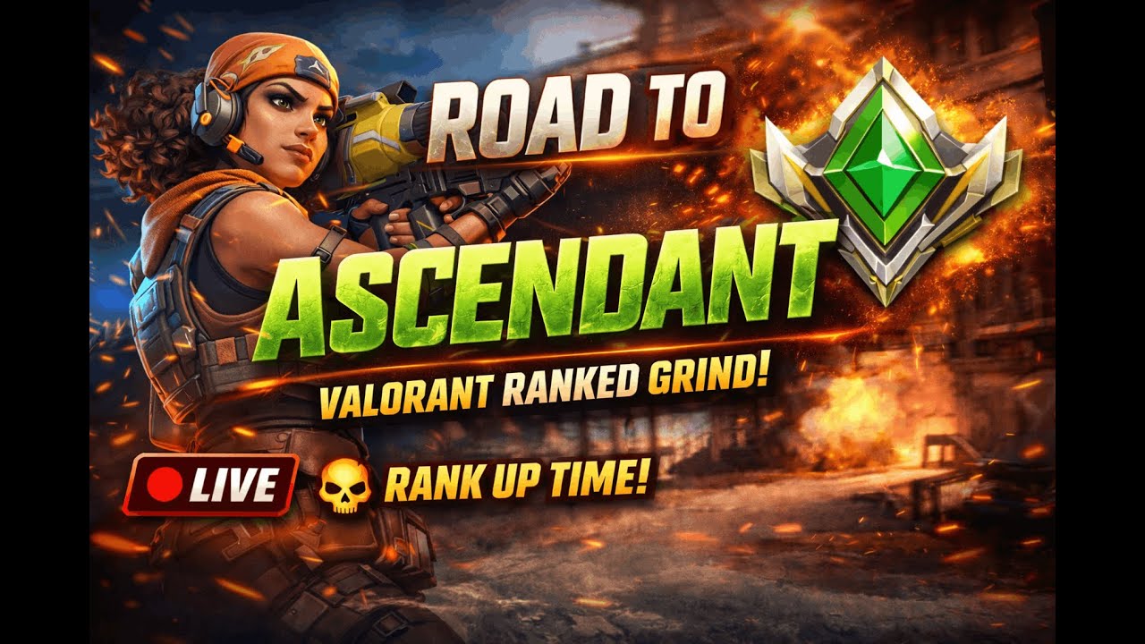 Will I React Ascendent Today!!! | Valorant Ranked Grind # Live Stream 3