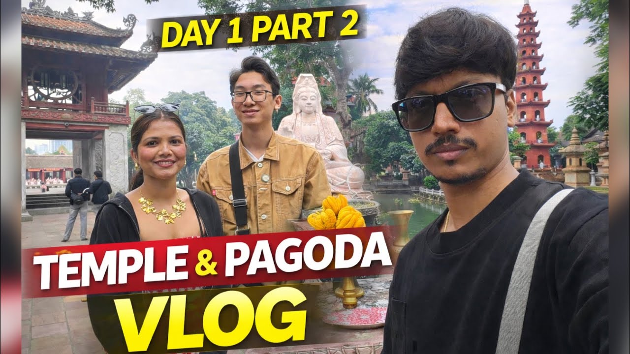 Exploring Hanoi’s Soul 🇻🇳 | Day 1 Part 2 Vlog | Temples, History & Hidden Stories