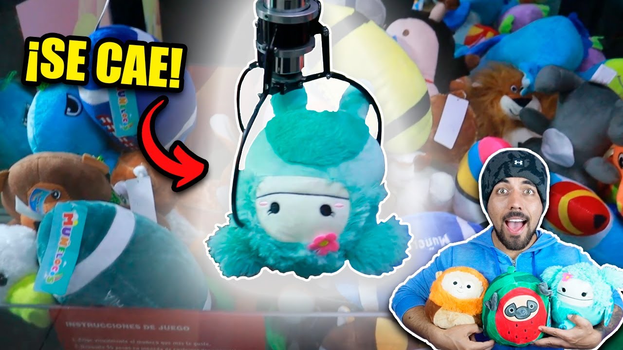 ¡GANÉ EN TODAS LAS MÁQUINAS DE PELUCHES!