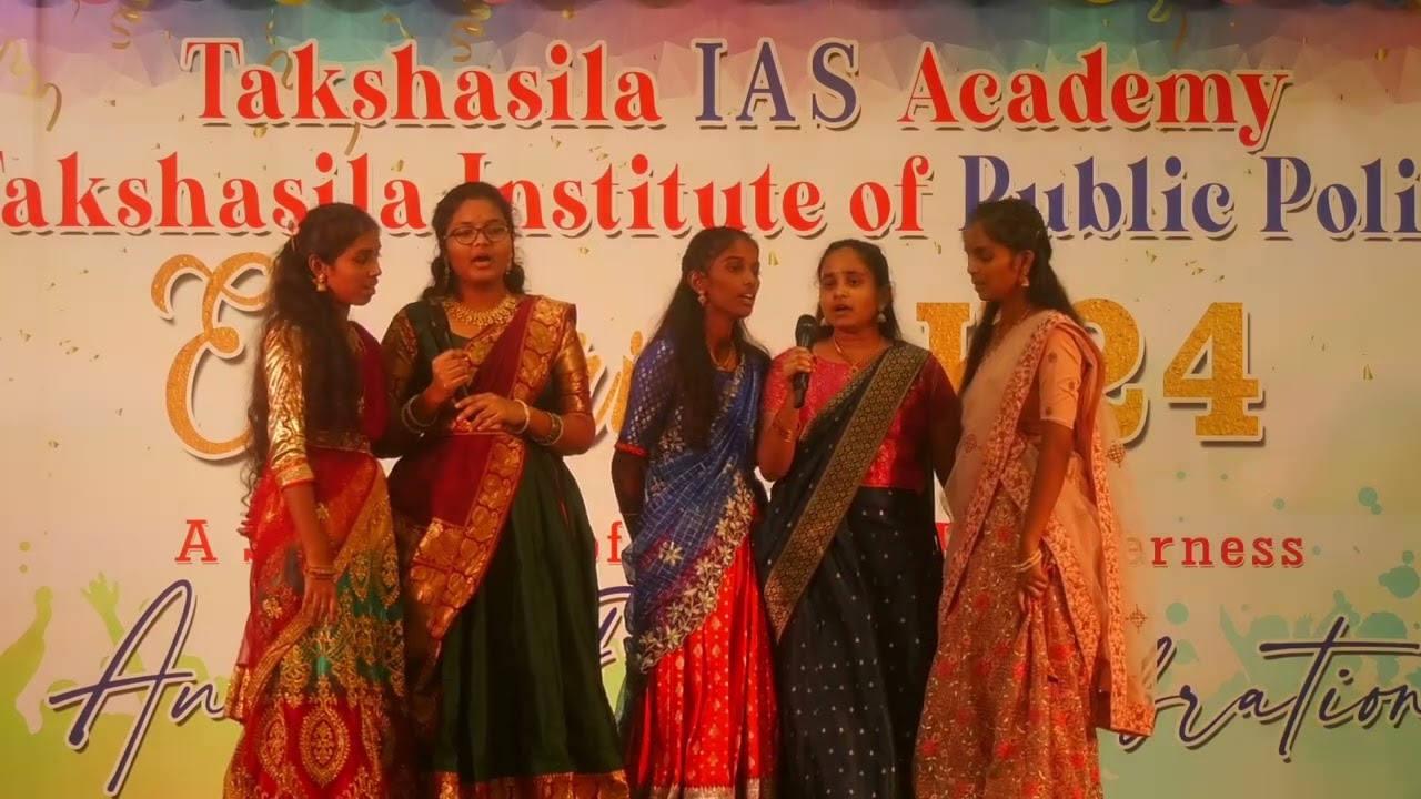 Degree 2nd Year Girls 2024 I Takshasila IAS Academy I 10th Annual Day Celebrations I Euphoria 2K24