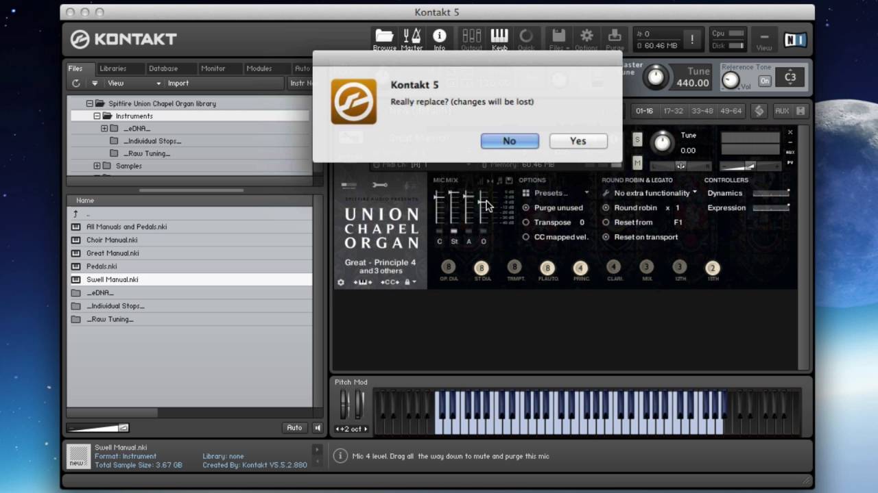 Spitfire Walkthrough: Union Chapel Organ