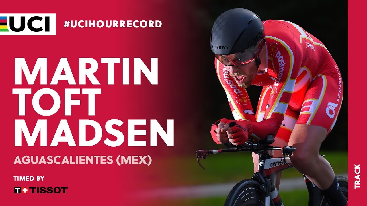 LIVE -  Martin Toft Madsen (DEN) | UCI Hour Record Timed by Tissot