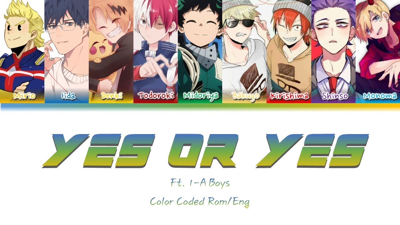 TWICE - YES OR YES (Male Ver.) ft BNHA Boys