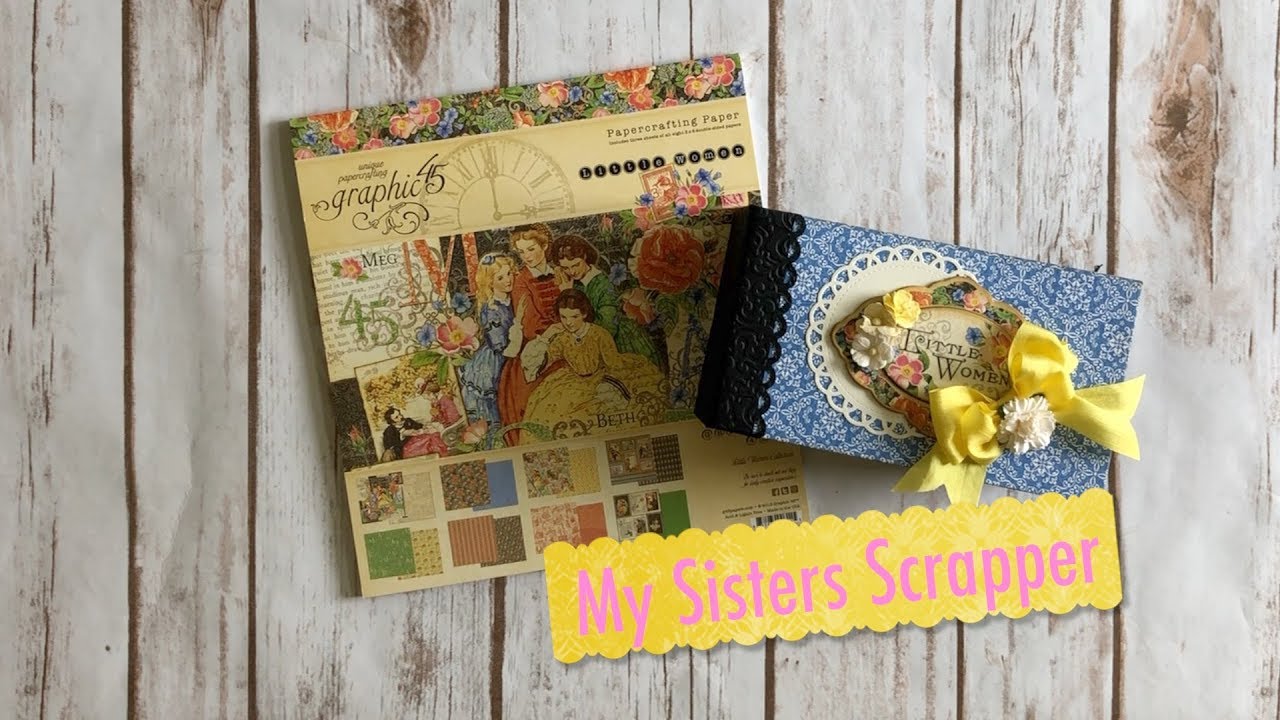 Graphic 45 Little Women Coin Envelope Mini Album