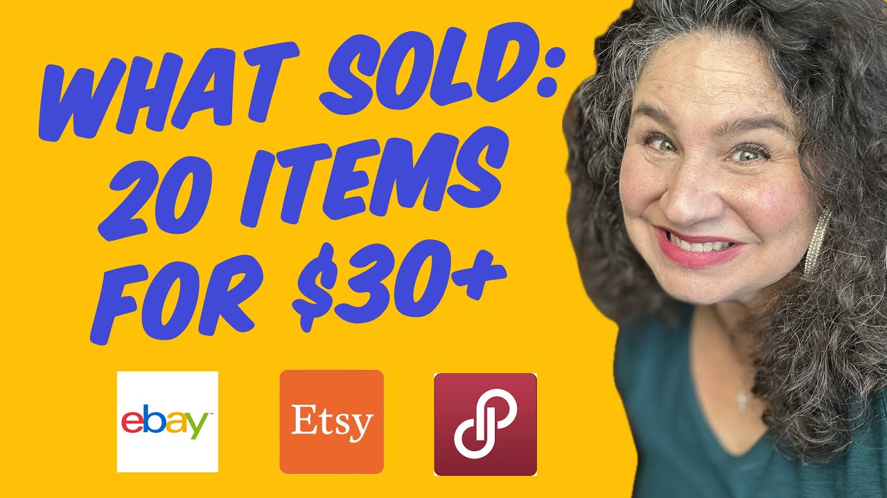 Reseller WHAT SOLD for great profit on EBay Etsy and Poshmark