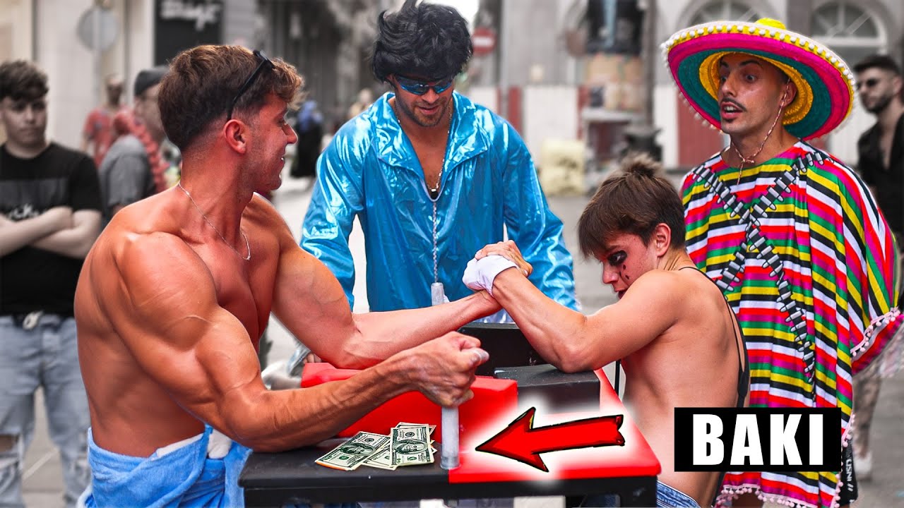 Increíble NIÑO de 15 años REVIENTA a Adultos en Arm Wrestling