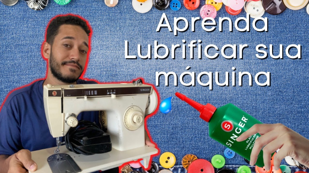 Como lubrificar maquina de costura Singer - Aprenda como colocar óleo na sua máquina de costura