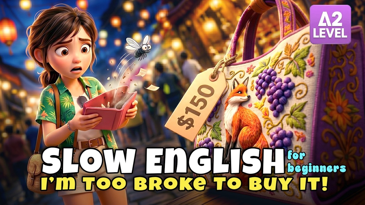 The Bag Is Too Expensive for Maya | English Listening Story Compilation for Beginners (A1&ndash;A2 Level)