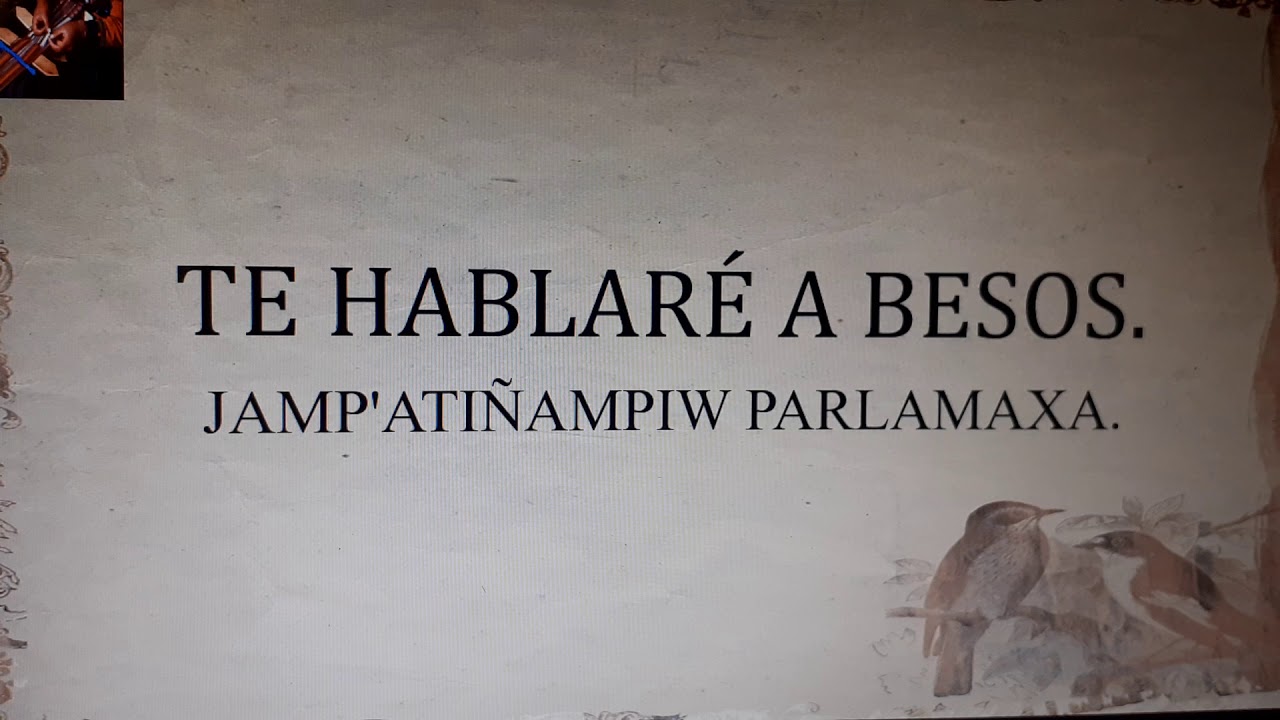 FRASES DE AMOR EN AIMARA (CPM)