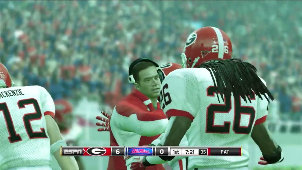 Battle of the Undefeated - Georgia (3-0) vs. Ole Miss (3-0) - NCAA Football 12
