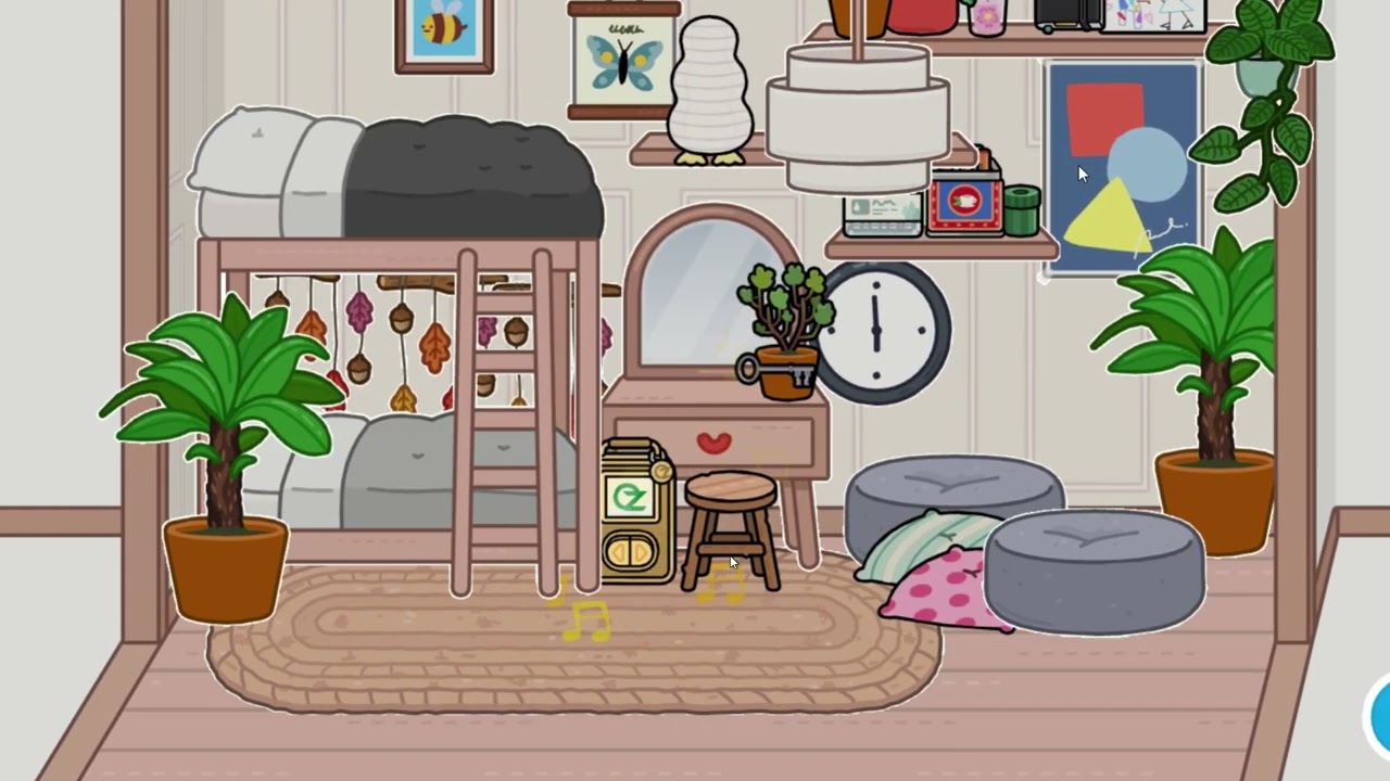 decorating Toca house using *free items*! (Toca boca)