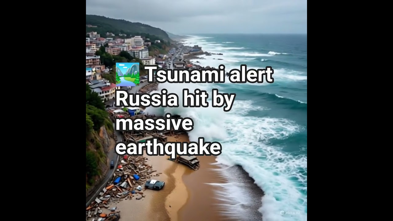Russia Tsunami 2025: 8.7 Magnitude Quake Shocks Kamchatka 🌊⚠️ | Tsunami Hits Kuril Islands!