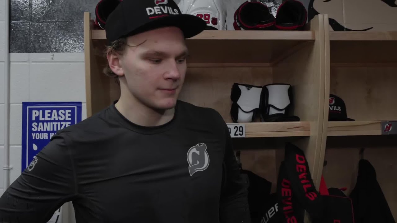 Hameenaho, Dillon, Keefe talk to the media before playing Calgary