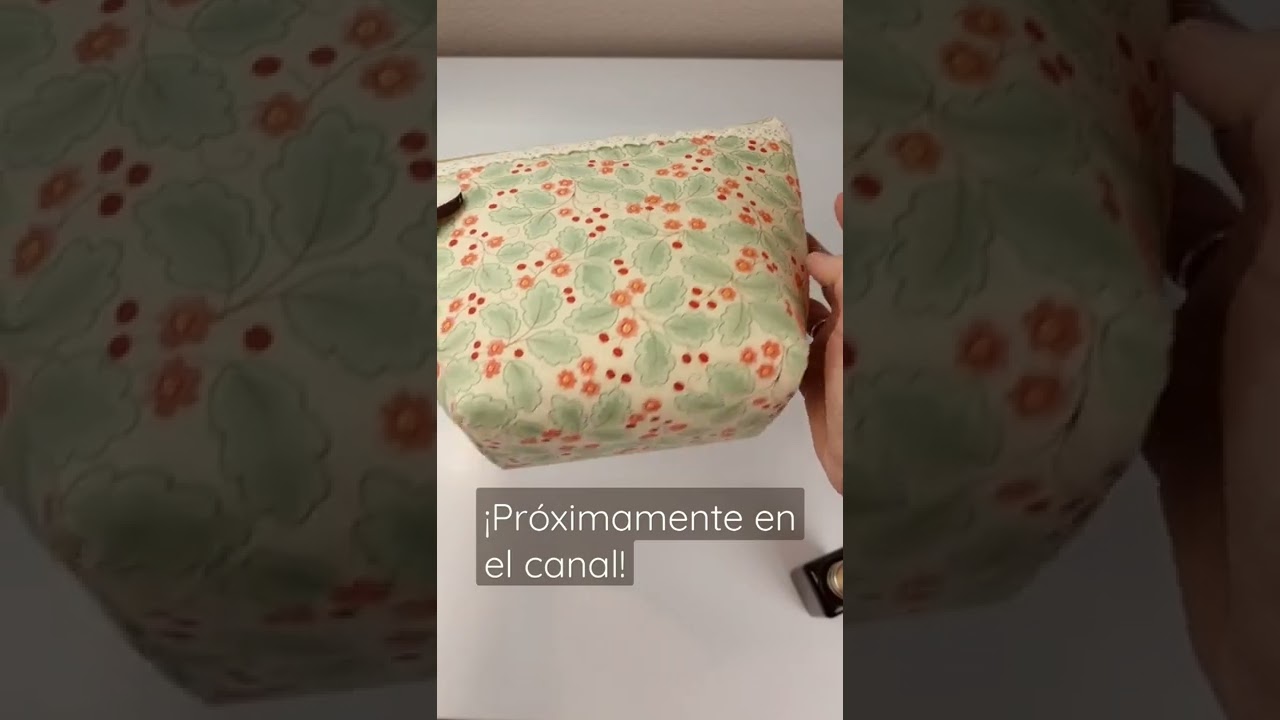 Aprende a coser un neceser b&aacute;sico con cremallera. PRONTO EN EL CANAL! Suscr&iacute;bete para no perd&eacute;rtelo!