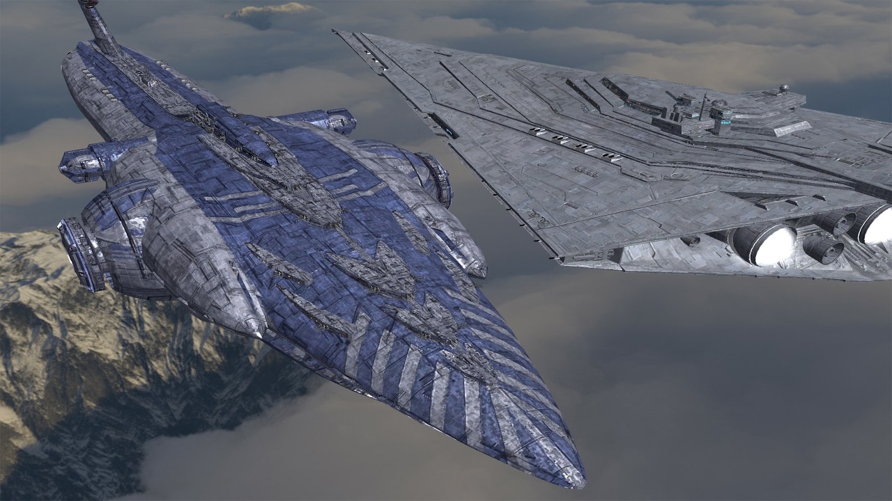 Malevolence vs Resurgent | Star Wars: Empire at War Remake AR