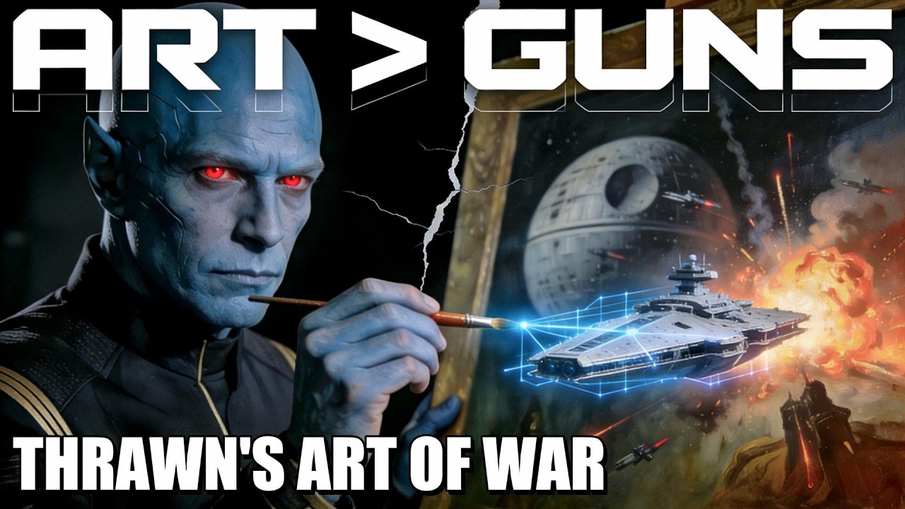 Grand Admiral Thrawn:His TERRIFYING Secret Is ART, Not Guns #thrawn #viral #viralvideo #viralstory