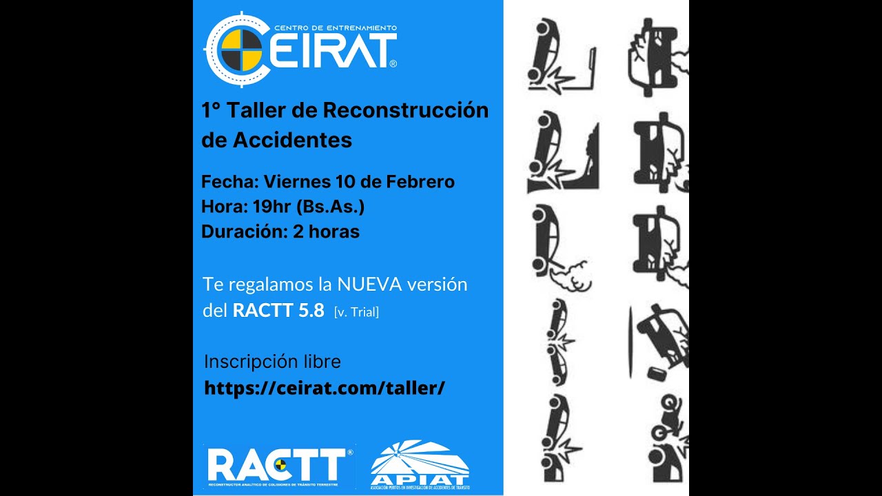 1° Taller de Reconstrucción de Accidentes de Tránsito 2023