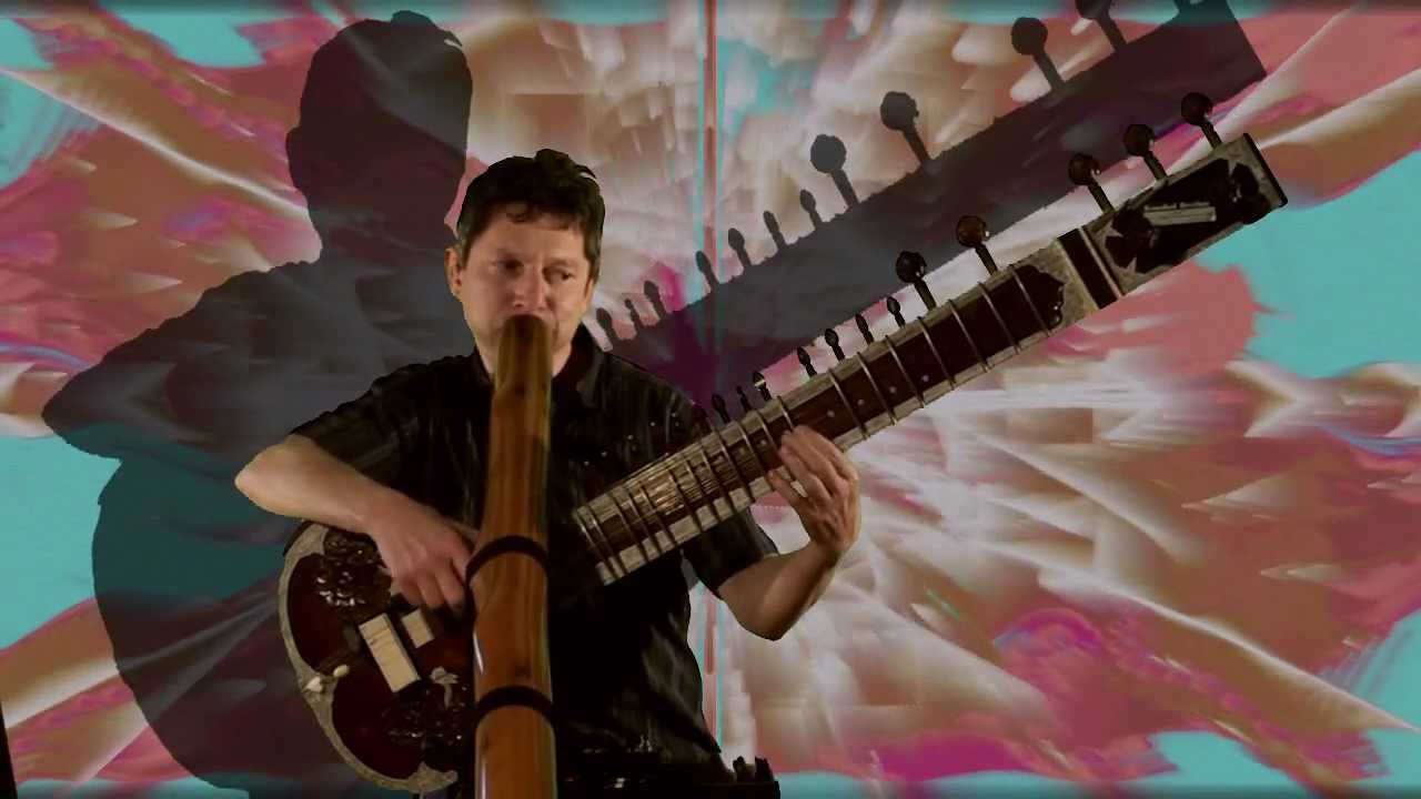 Didgeridoo & Sitar - GöG - live experiment - mellow ambient