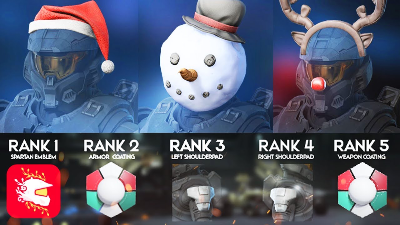 FREE CHRISTMAS REWARDS! NEW WINTER CONTINGENCY EVENT REWARDS HALO INFINITE HOLIDAY UPDATE!