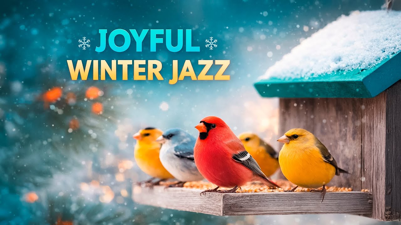 Winter Jazz That Feels Like Joy ❄️ Bright & Cozy Holiday Vibes