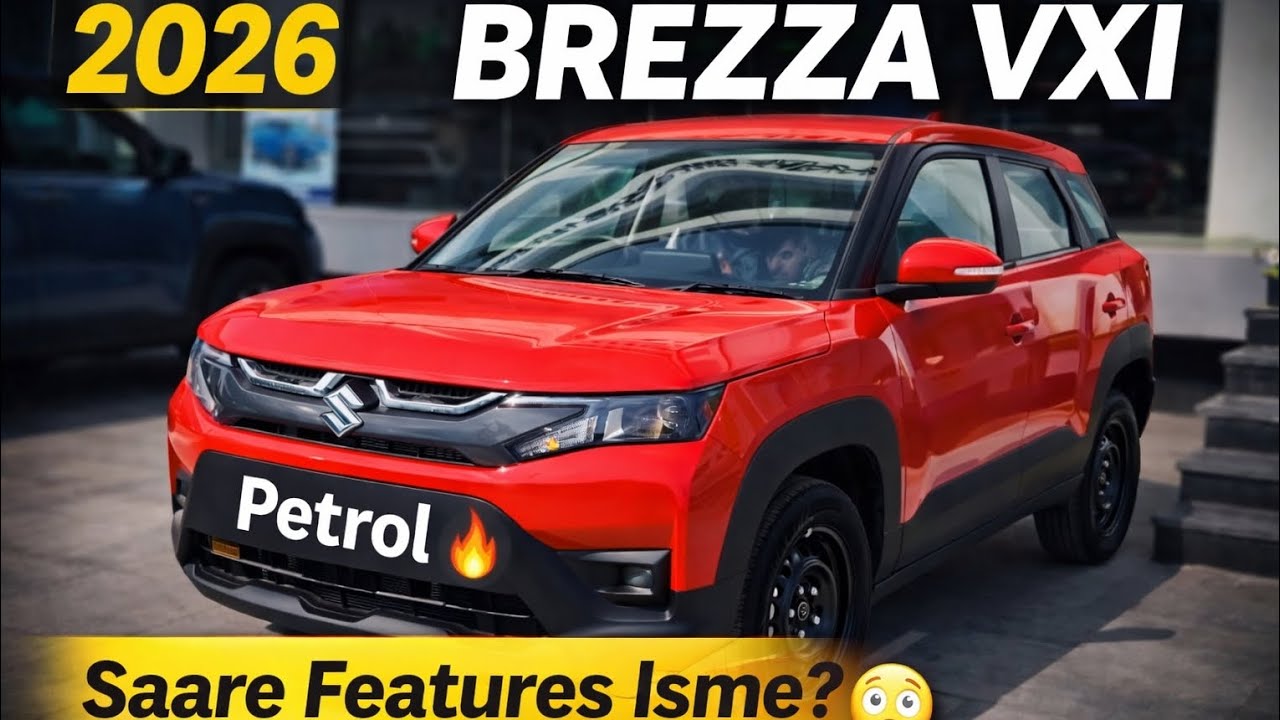 New maruti suzuki brezza vxi petrol model review ✅️!Value for money model💯!On road price 10.40 lakh🔥