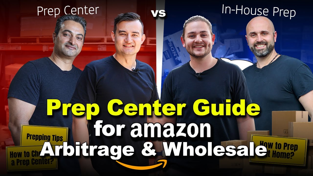 Prep Center vs. Prep at Home for Amazon Online Arbitrage 🏠📦 (FULL GUIDE)