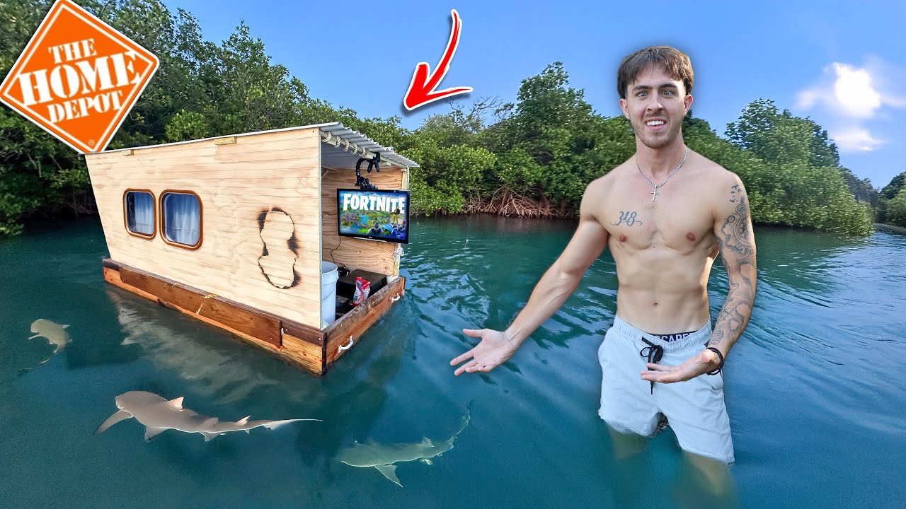 Living on my NEW Budget HouseBoat - Home Depot Challenge