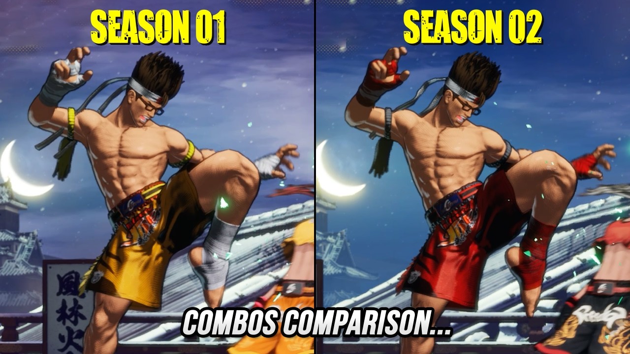 Fatal Fury: CotW Season 2 | Joe Higashi Combo Comparison &ndash; Before vs After