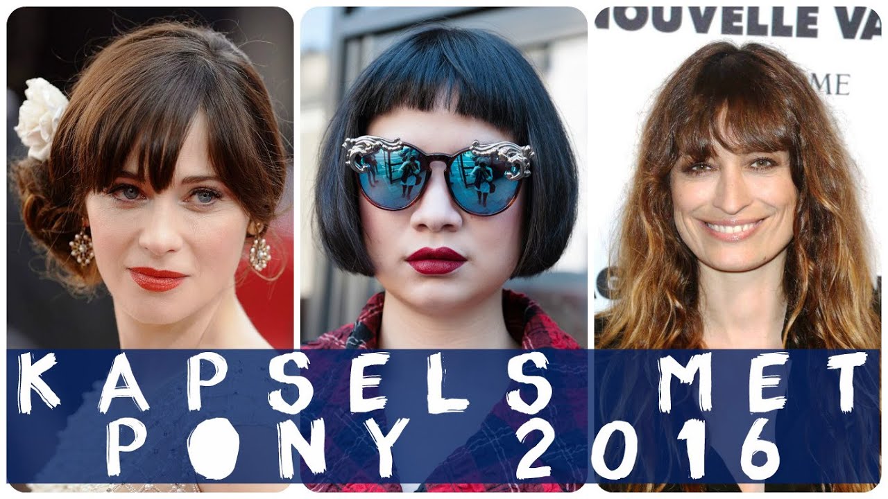 Kapsels met pony 2016