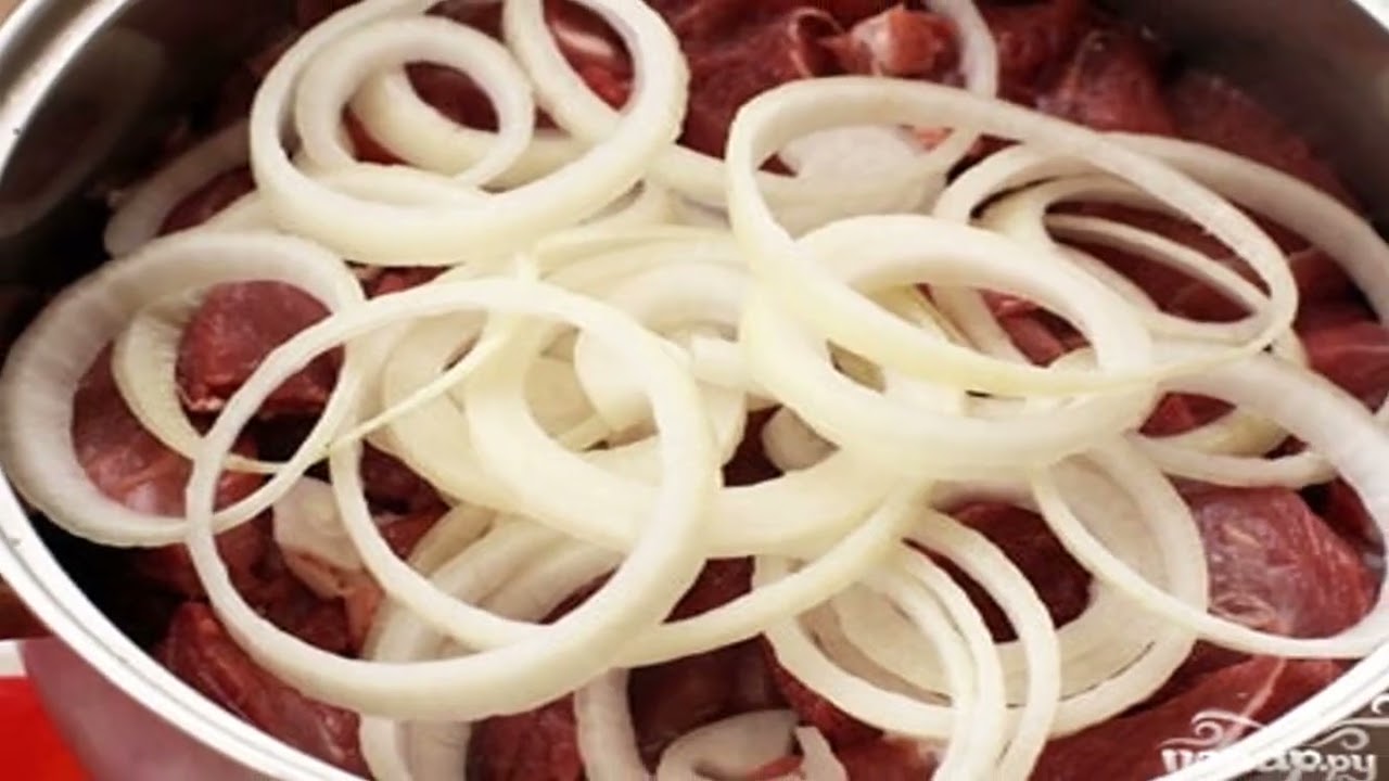 Кавказский шашлык из баранины