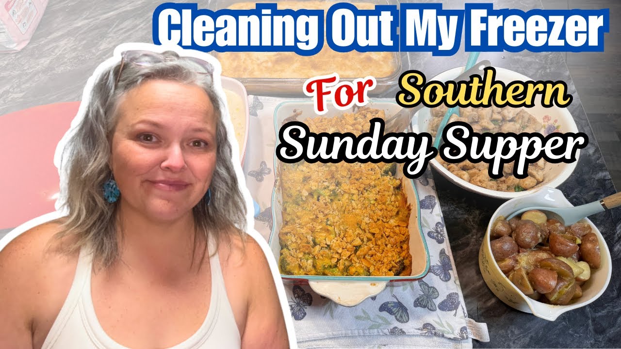 Freezer Clean Out For Southern Sunday Supper