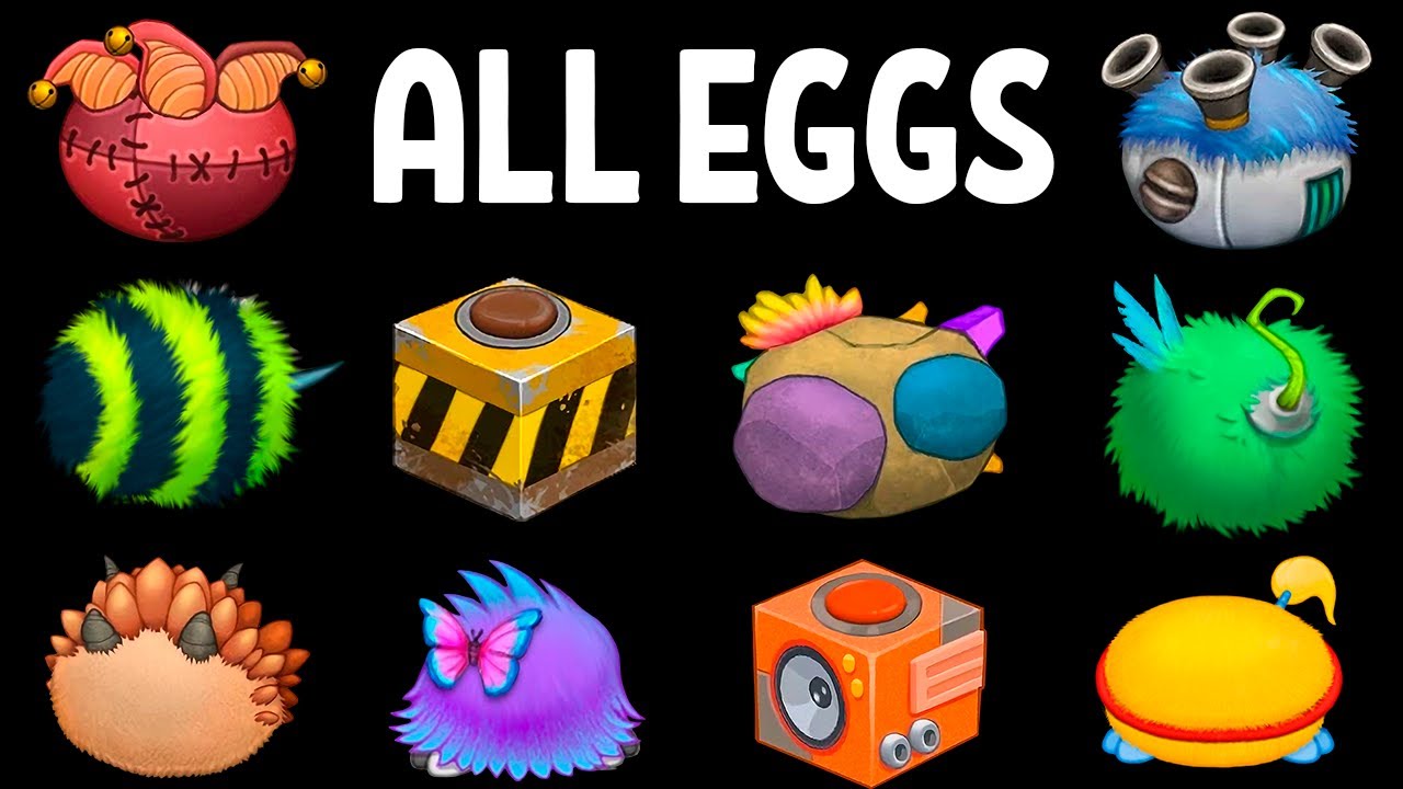 All Eggs - My Singing Monsters: Earth Island (Sound and Animation)